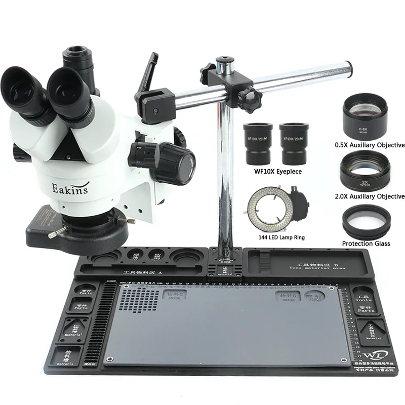 Grand Microscope stéréo multif - Stereo Trinocular Microscope Pcb avis et prix