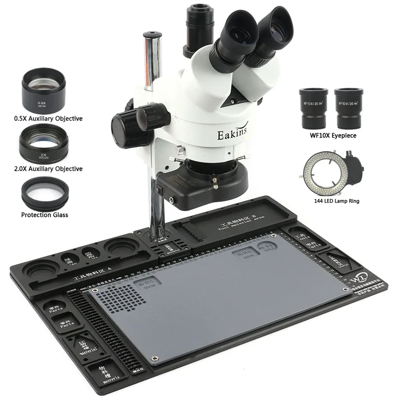 Grand Microscope stéréo multif - Stereo Trinocular Microscope Pcb avis et prix