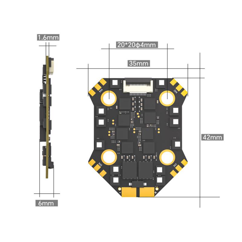 Iflight Borg F7 Mini pile avec - Fpv Flight Controller F7 Stack 60A avis et prix