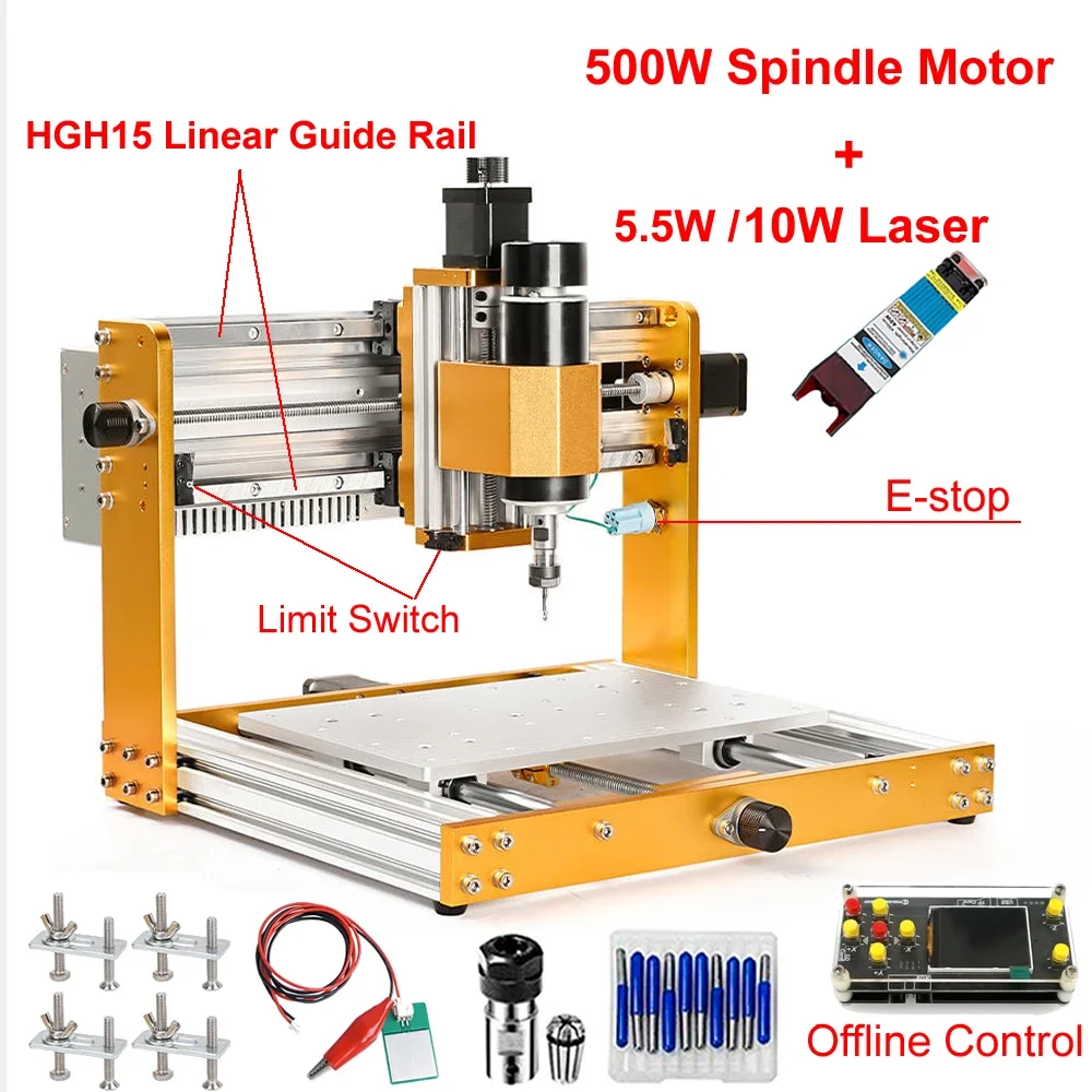 Mini routeur CNC 3018 Plus ave - Mini Laser Engraver Cnc Router avis et prix
